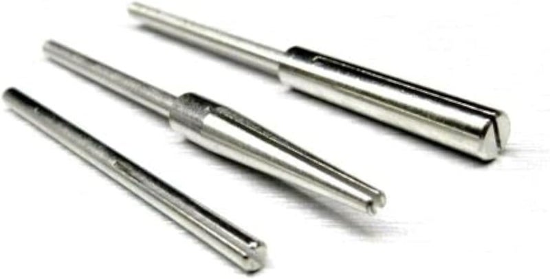 3 Split Mandrels 3/32" Shanks Tapered and Straight Mini Mandrels for Rotary Tools Made in Germany by